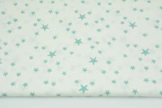 Szałwiowe gwiazdki, białe tło